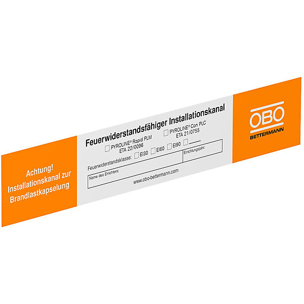 OBO Kennzeichnungsschild für Rapid PLM Kana 7214740